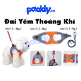 Dây Dắt Yếm Thoáng Khí Diamond Cho Chó Mèo - Paddy Pet Shop
